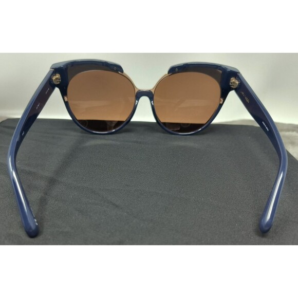 Linda Farrow LFL 790/7 Oversized Sunglasses Acetate Navy Frame UV Protected Lens main image 7